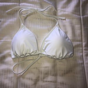 VS white triangle bikini
